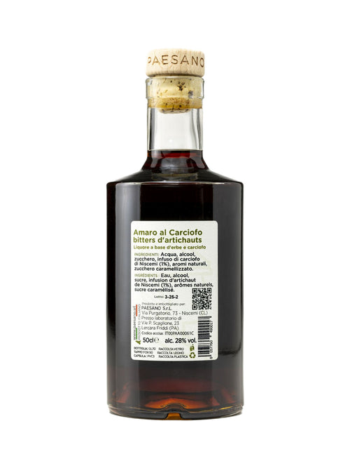 Amaro al Carciofo Bio di Niscemi