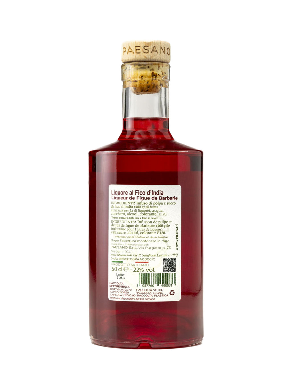 Liquore al Fico d'India di Sicilia
