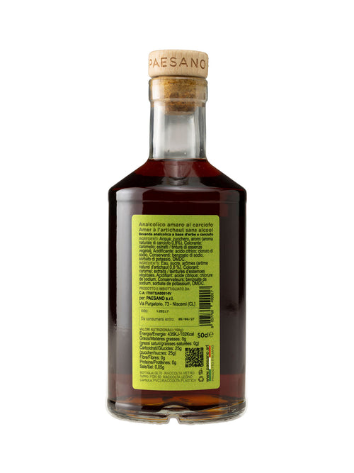 Amaro al carciofo analcolico